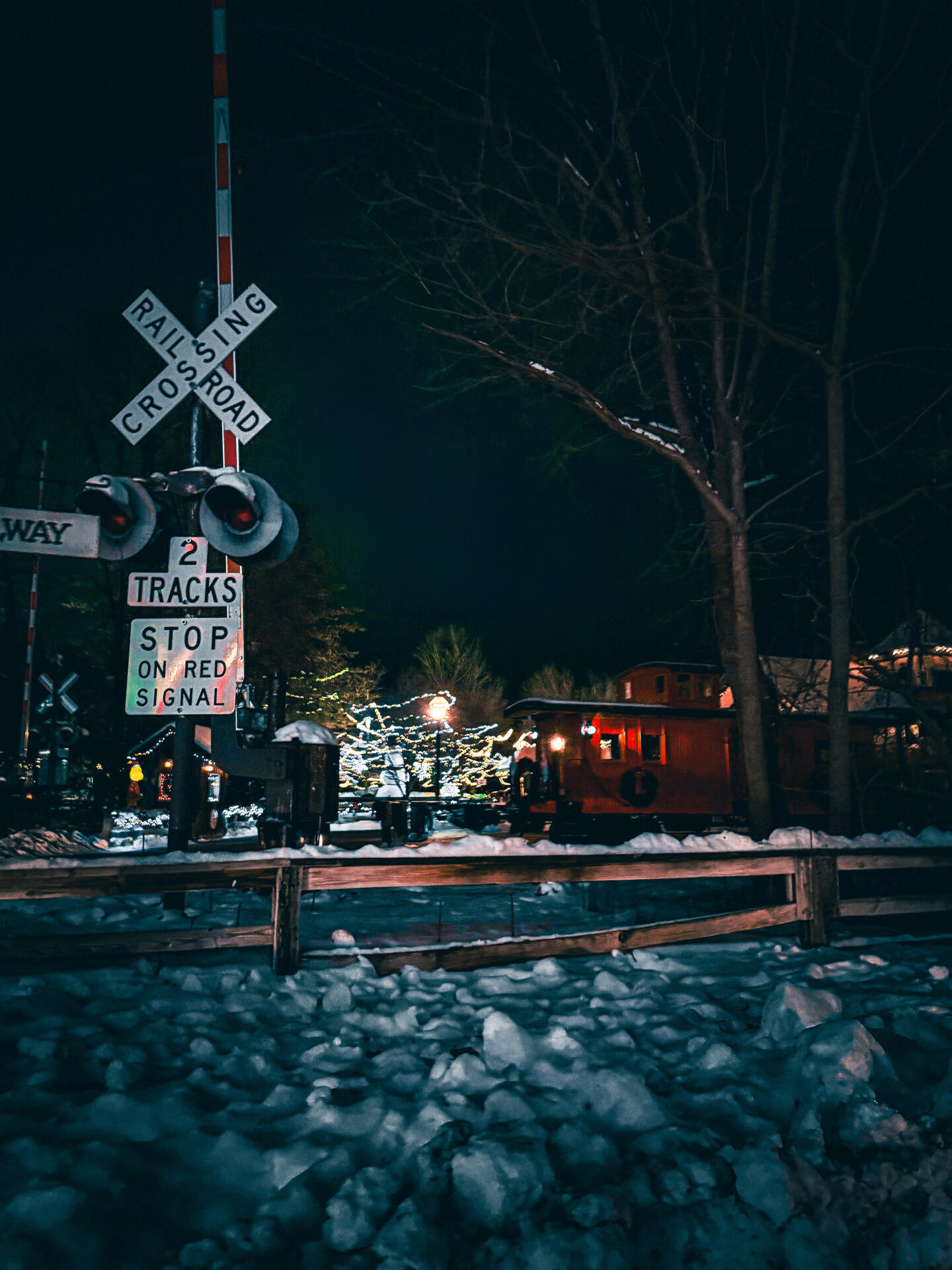 Christmas Train at Crossroad's Village